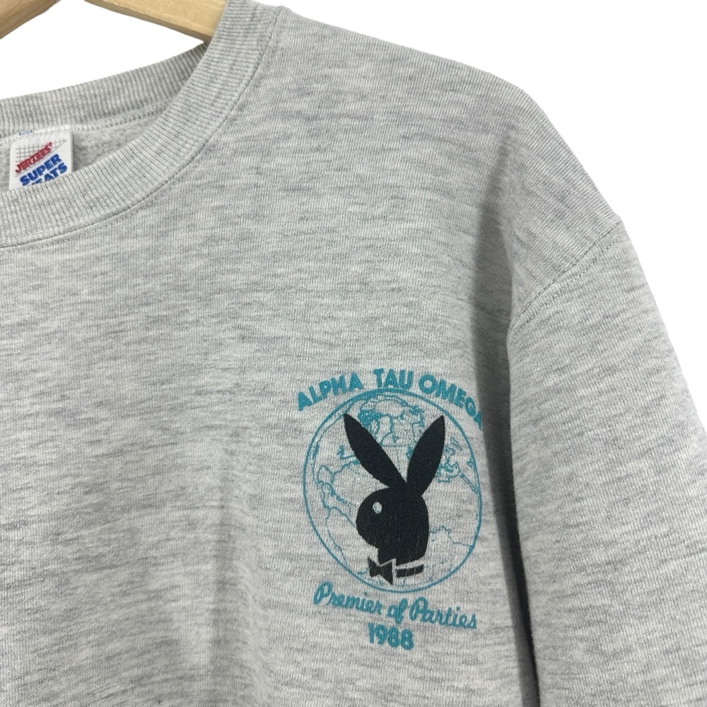 VINTAGE 1988 Playboy Party Sweatshirt - Picture 6 of 16